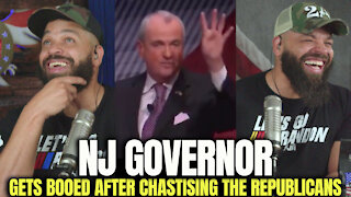 NJ Governor Gets Booed After Chastising Republicans