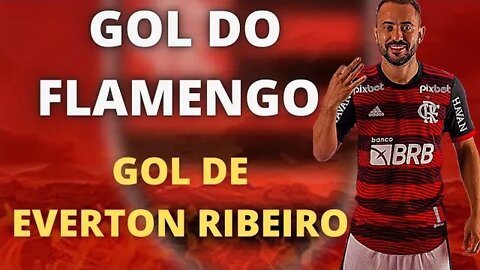 GOL DO EVERTON RIBEIRO/ FLAMENGO X VÉLEZ/ SEMIFINAL LIBERTADORES 2022