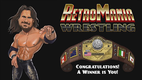 Johnny Retro - RetroMania Wrestling Full Story Mode (Face) Playthrough (No Commentary)