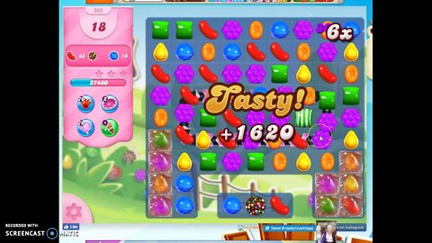 Candy Crush Level 985 Audio Talkthrough, 3 Stars 0 Boosters