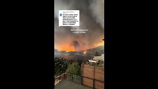Canada BC fires blaze devastation views from the residential?