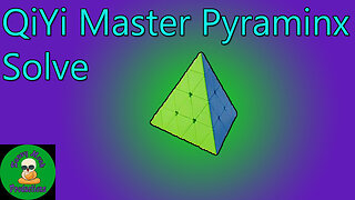 QiYi Master Pyraminx Solve
