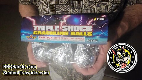 Triple Shock Crackling Balls - TOPGUN Fireworks