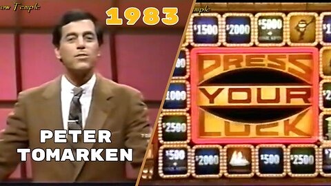 Peter Tomarken | Press Your Luck (11-15-1983) | Tony Dan Cre | Full Episode | Game Shows