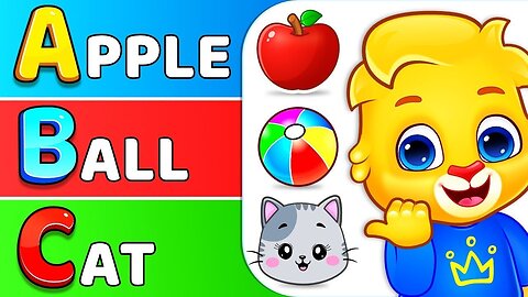 ABC Alphabets From A to Z _ Toddler Learning Videos _ Kids Learn ABC Letters With Lucas _ Friends