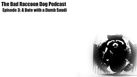 The Bad Raccoon Dog Podcast - Episode 3: A Date with a Dumb Saudi