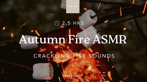 Autumn Fire I Outdoor Fireplace Ambience for Autumn Days I 4K