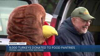 9,000 turkeys donated to Wisconsin food pantries