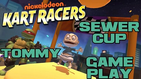 🥰💞🎮 Nickelodeon Kart Racers - Tommy - Sewer Cup - Nintendo Switch Gameplay 🎮💞🥰 😎Benjamillion