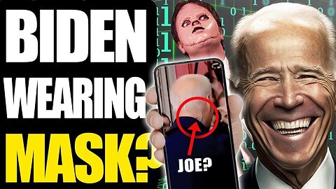 Viral Video Shows Joe Biden Wearing A Mask! NOT Biden? Creepy/Gross | We Investigated...