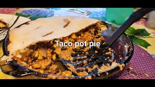 Taco pot pie