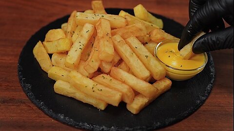 Crispy French Fries At Home like McDonald’s - With Cheese Sauce The Coooking Show