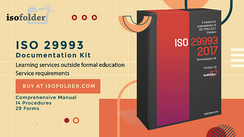 ISO 29993 Documentation kit