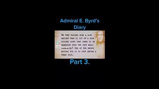 ADMIRAL E BYRDS'S DIARY PART 3