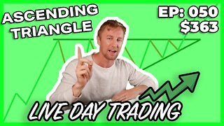 LIVE Webull Day Trading (Ascending Triangle Pattern) | EP 50