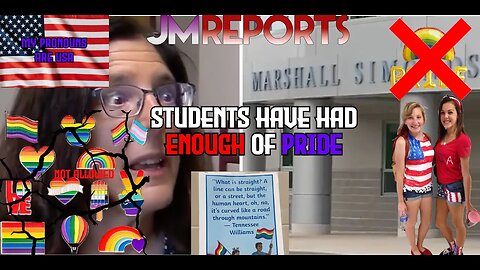 School kids REVOLT against pride chanting my pronouns are USA & wear red, white, & blue