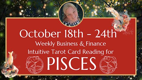 ♓ PISCES 🐟 | OCT 18th - 24th | URGENT MESSAGE IF YOU FEEL BURNED OUT | Weekly BUSINESS Tarot Reading