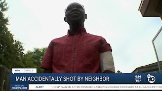 Man accidentally shot by neighbor