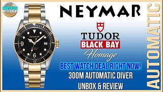 Great Value! |Neymar Tudor Homage 300m Chinese Automatic Diver Microbrand Unbox & Review