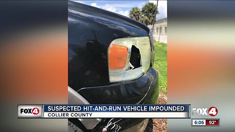 Vehicle impounded in hit and run Naples