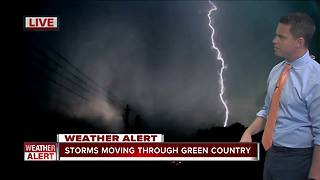 Lightning strike near Prattville