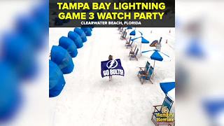 Tampa Bay Lightning Game 3 Watch Party at Clearwater Beach | Taste and See Tampa Bay