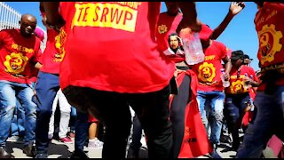 SOUTH AFRICA - Johannesburg - United Front and NUMSA march (Video) (Sk7)