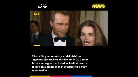 Arnold Schwarzenegger divorces Maria Shriver #shorts