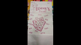 Eddie's Lucky Lottery Sheet 4-24 Lottery Predictions