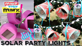 Outdoor solar party lights DIY