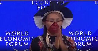 Witch Hexes Stage, Mumbles Incantations, Blows On Attendees To Kick Off World Economic Forum Meeting