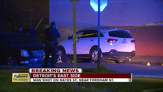 Man shot on Hayes Street on Detroit's east side