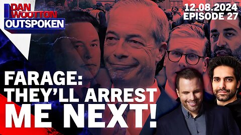 🚨LIVE! NIGEL FARAGE SAYS HE COULD BE ARRESTED NEXT BY SINISTER UK WOKE STASI W/ MAHYAR TOUSI 🚨