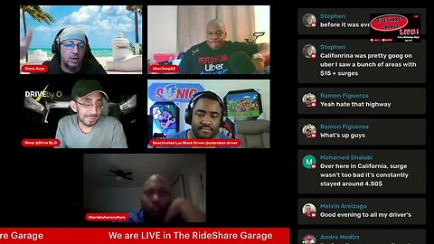 RideShare Garage LIVE Stream | Uber Driving Lyft driving