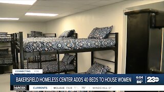 Bakersfield Homeless Center adds 40 beds to house women