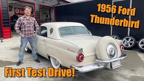Giving a 1956 Ford Thunderbird A New Lease On Life...First DRIVE In YEARS!