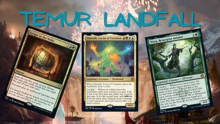 Temur Landfall | Sweet | Magic: The Gathering (MTG) | March of the Machine