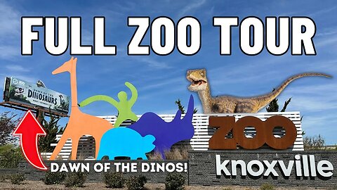 Zoo Knoxville Full Tour | Dawn Of The Dinosaurs Exhibit Walkthrough