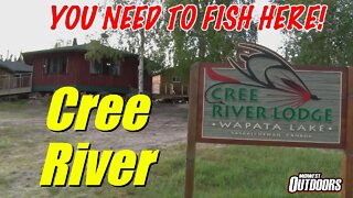 Cree River Walleye Fishing; Cree River Lodge