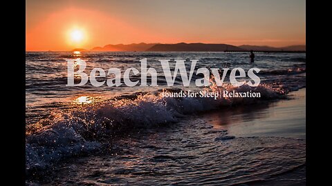 Relaxing gentle beach waves at Sandy Beach sounds for Sleep | Study | Meditation | Ocean sounds