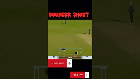 Bouncer Short 😊 #cricket #realcricket22