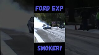 High Winding Ford EXP Smokey Burnout! #shorts