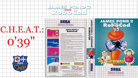 James Pond 2 [SMS] C.H.E.A.T. [39"800] 12th place | SEGA Master System Marceau