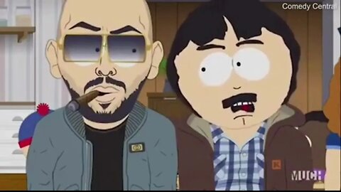 Andrew Tate character makes guest appearance on South Park #kickboxing #andrewtate