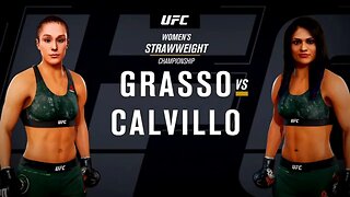 EA Sports UFC 3 Gameplay Cynthia Calvillo vs Alexa Grasso