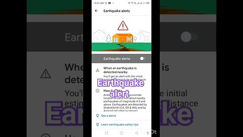 mobile earthquake alert application #earthquake #earthquakepakistan #turkey #pakistan
