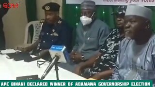 fights breaks out as Binani declared winner of Adamawa governorship election