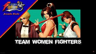 King of Fighters 95: Arcade Mode - Team Women Fighters