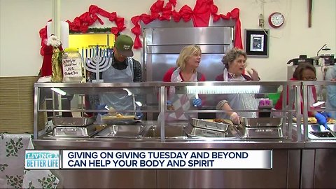 Giving on 'Giving Tuesday' – and beyond – helps the body and soul