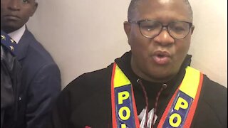 Deputy's remarks rough and regrettable, says Police Minister Mbalula (vtf)